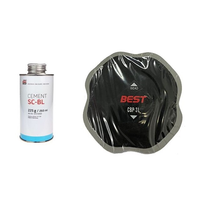 Set Petice gigant pentru reparat anvelope agricole si solutie de lipit REMA